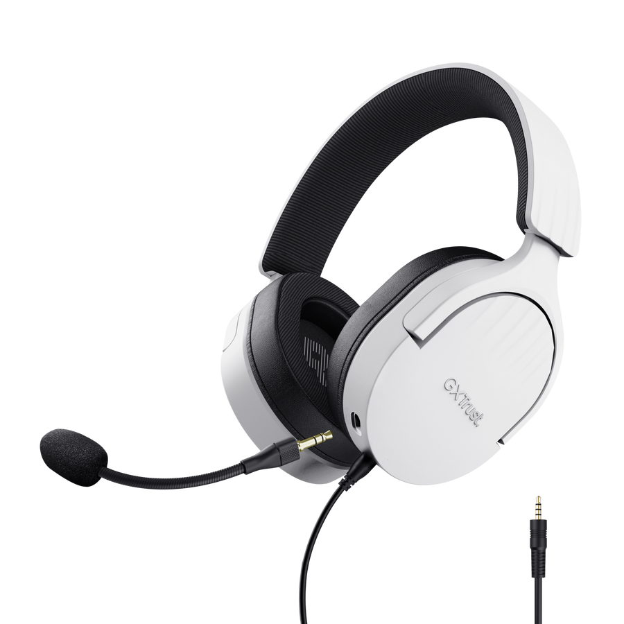 Auricular Gamer Trust Fayzo White Gxt489w