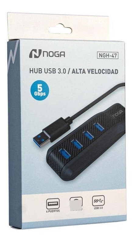 Noganet Hub Usb 4 Puertos 3.0