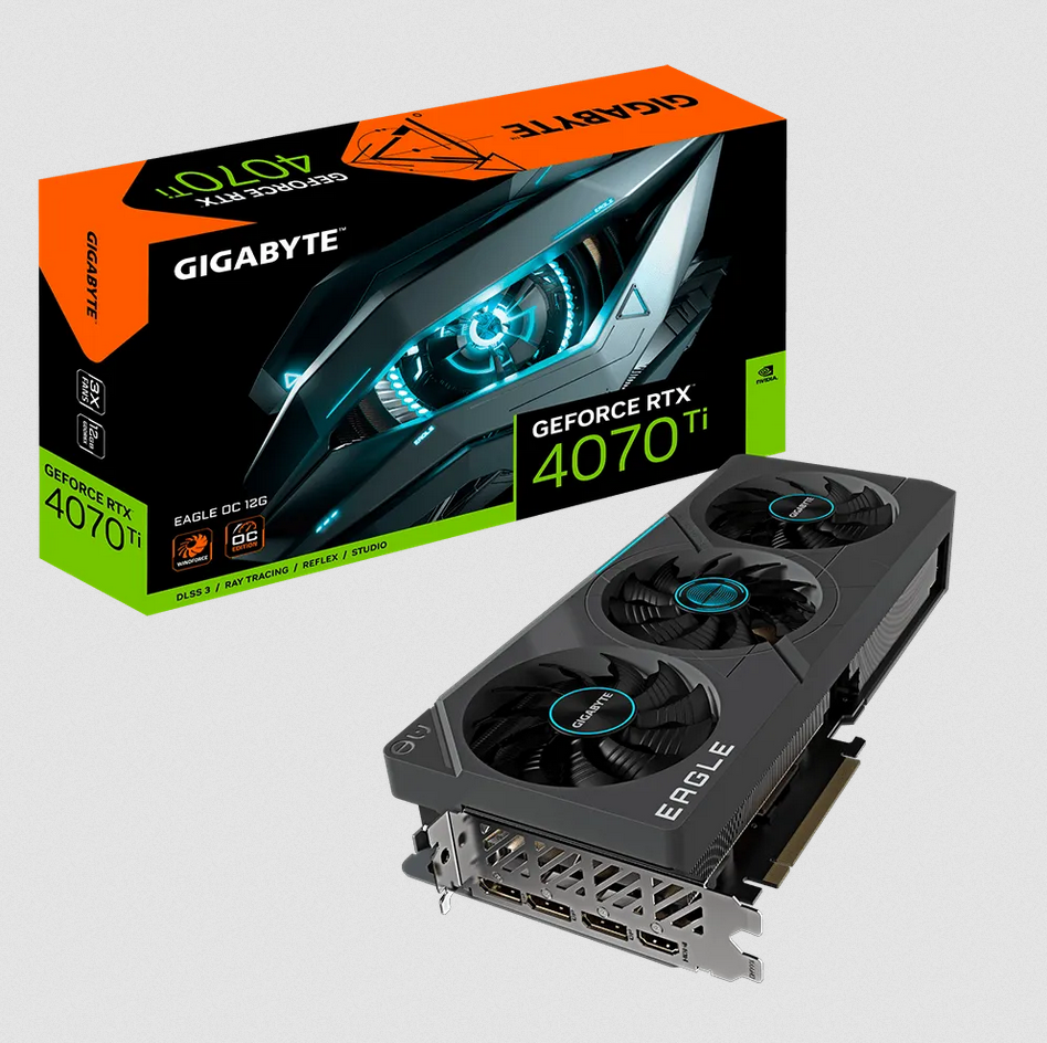 Placa De Video Gigabyte Rtx 4070 Ti Eagle Oc 12 Gb