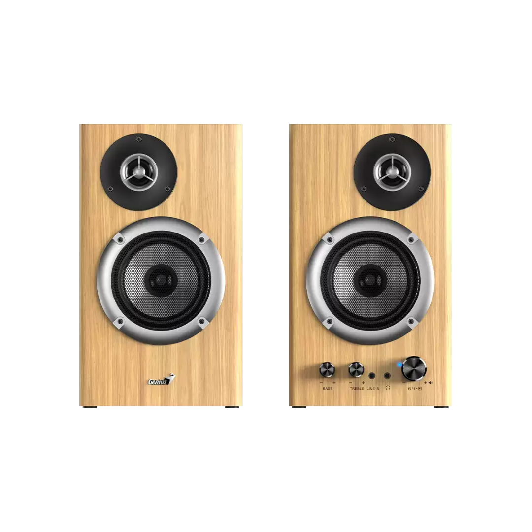 Parlante Bluetooth Genius Sp-hf1812bt 50w Pine Wood
