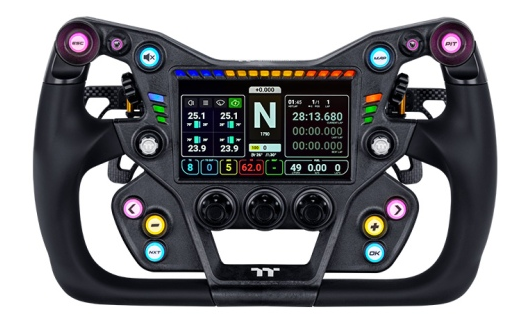 SIMULADOR THERMALTAKE VOLANTE PREMIUM XRW-G1 GT PANTALLA TOUCH DISPLAY