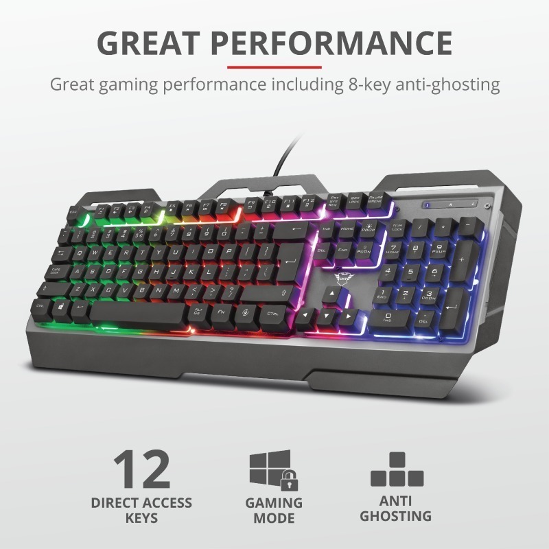Teclado Gamer Trust Torac Es
