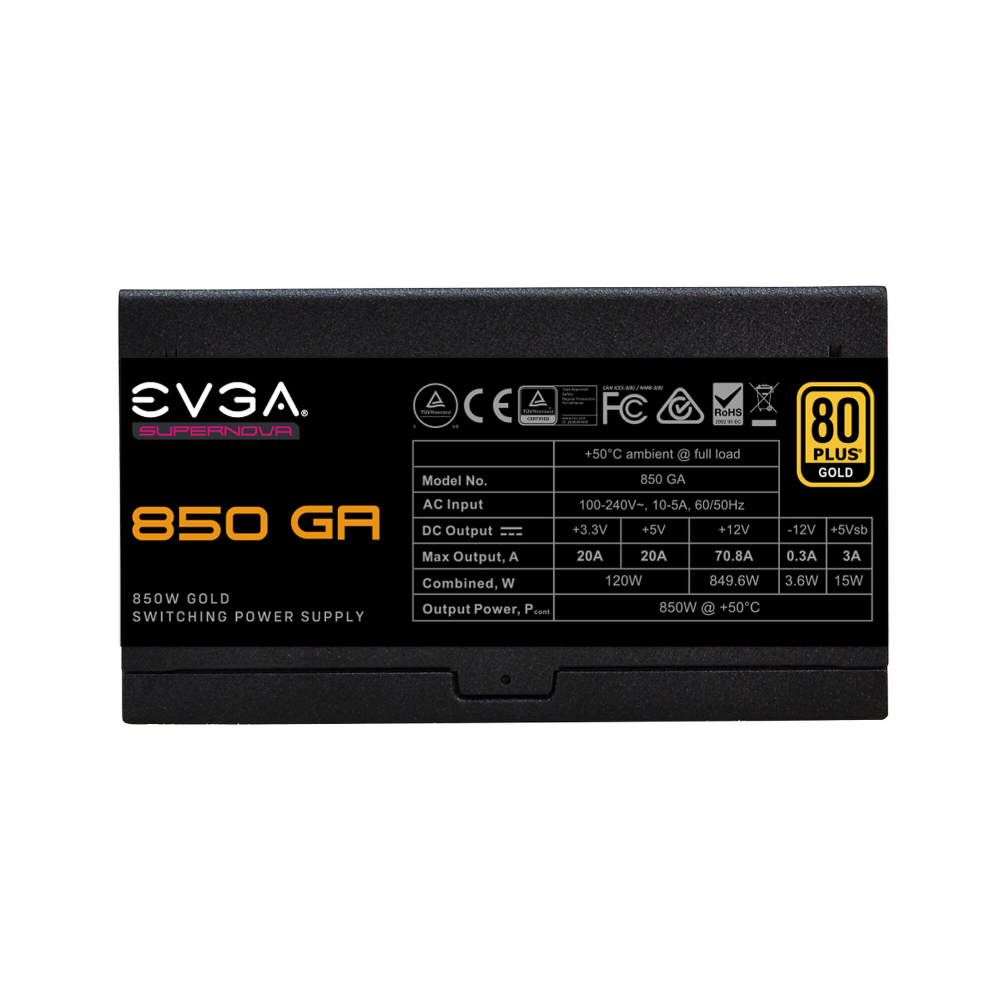 Fuente Gamer Evga 850w Supernova Gold Modular