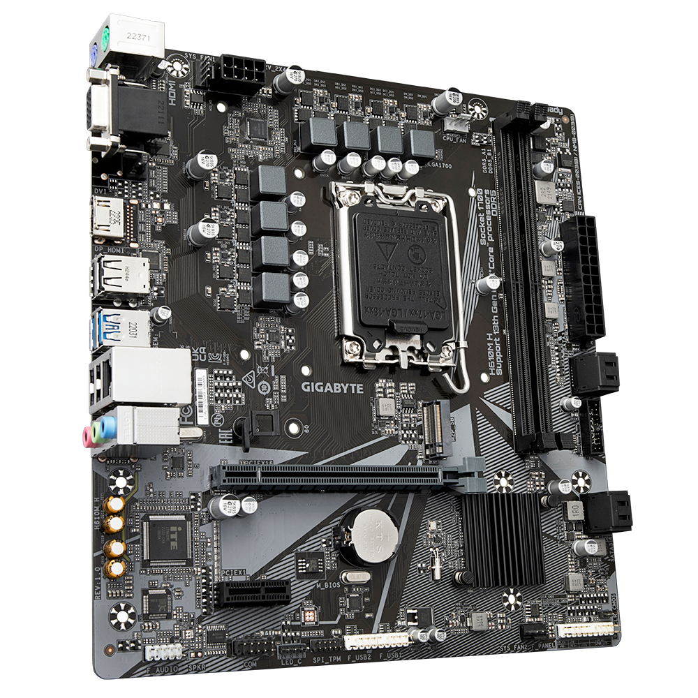 Mother Gigabyte (lga1700) H610m H Ddr5