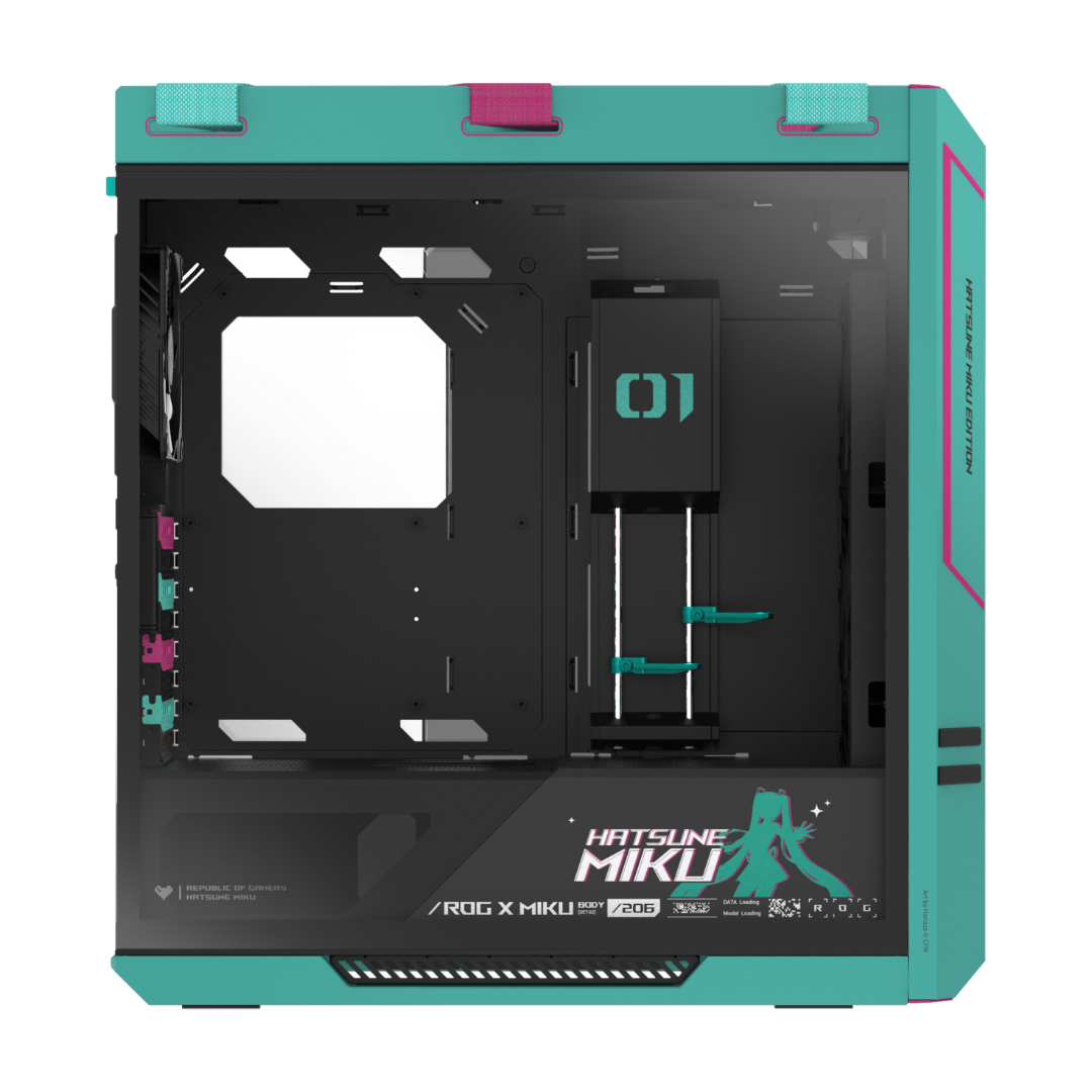 Gabinete Gamer Asus Rog Strix Helios Ii Gx601s Hatsune Miku