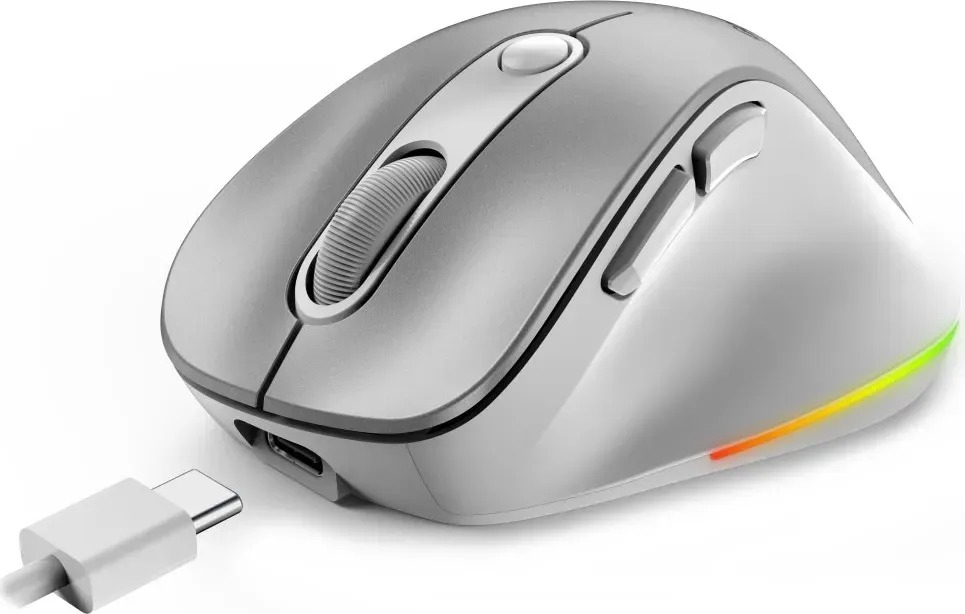 Mouse Genius Rs2 Ergo 9000s Pro Pearl White