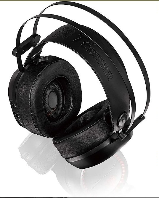 Auriculares Tt Esports Ht/shock Pro Rgb 7.1 Digital Black Full Size Rgb Color Led