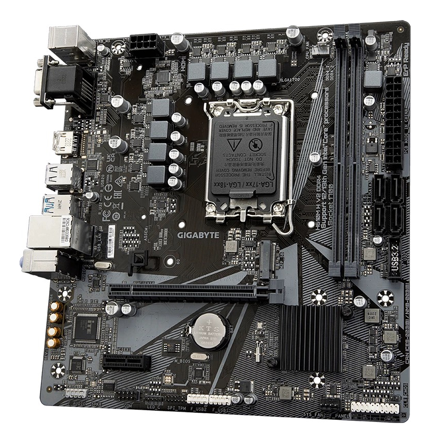 Mother Gigabyte (lga1700) H610m H V2 Ddr4