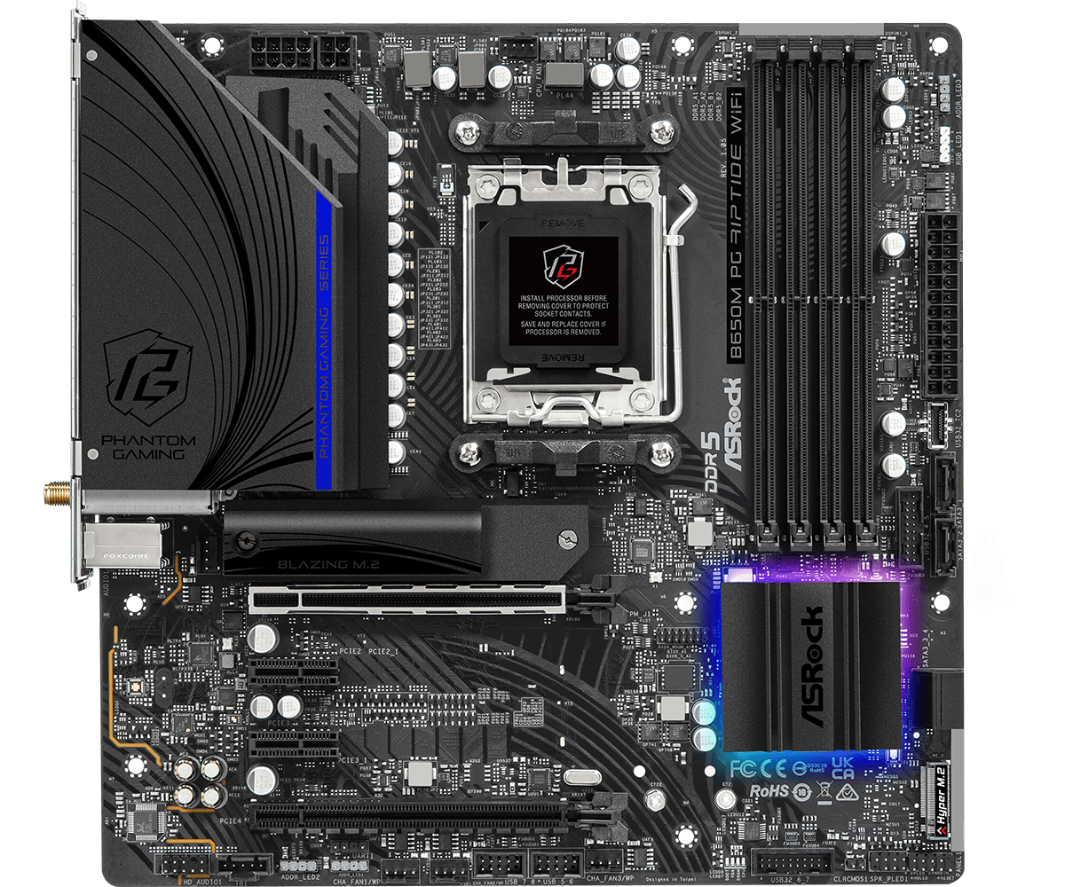 Mother Asrock (am5) B650m Pg Riptide Wifi