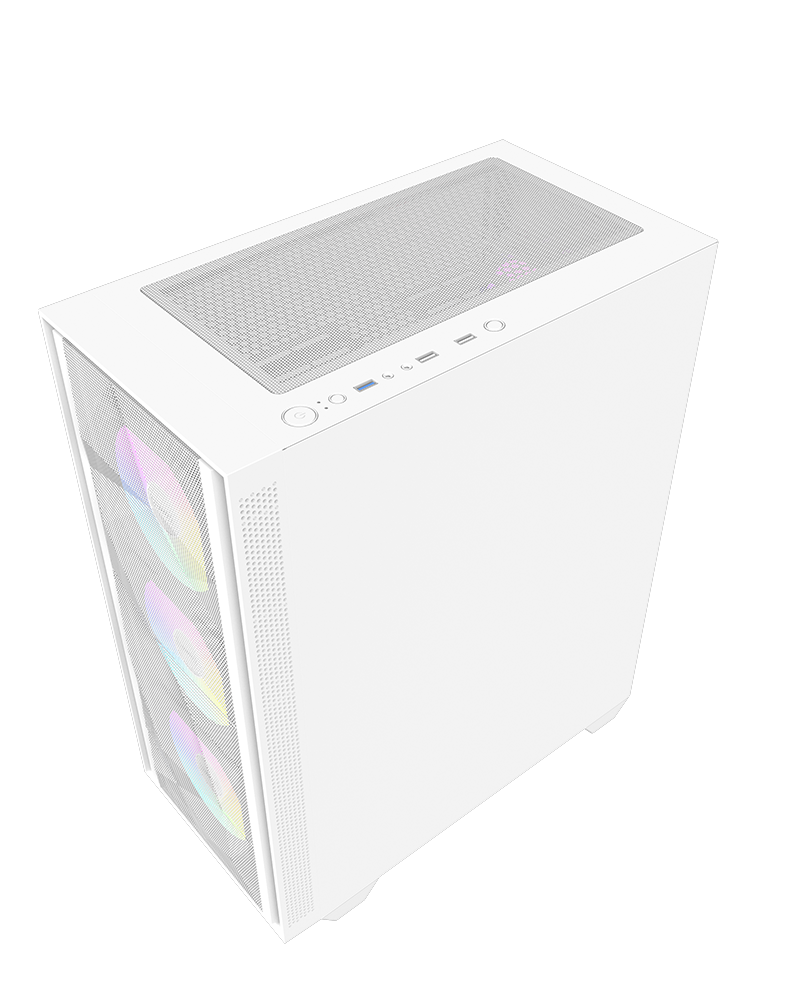 Gabinete Gamer Raidmax Vector V217 White Argb Tg