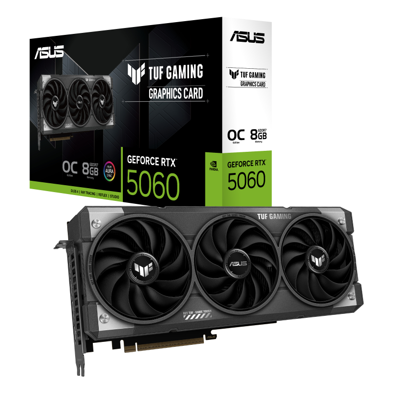 Placa De Video Asus Tuf Rtx 5060 O8g-gaming