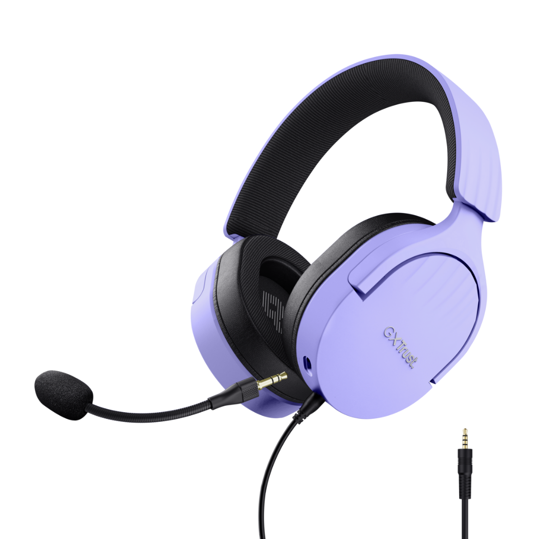 Auricular Gamer Trust Fayzo Purple Gxt489p