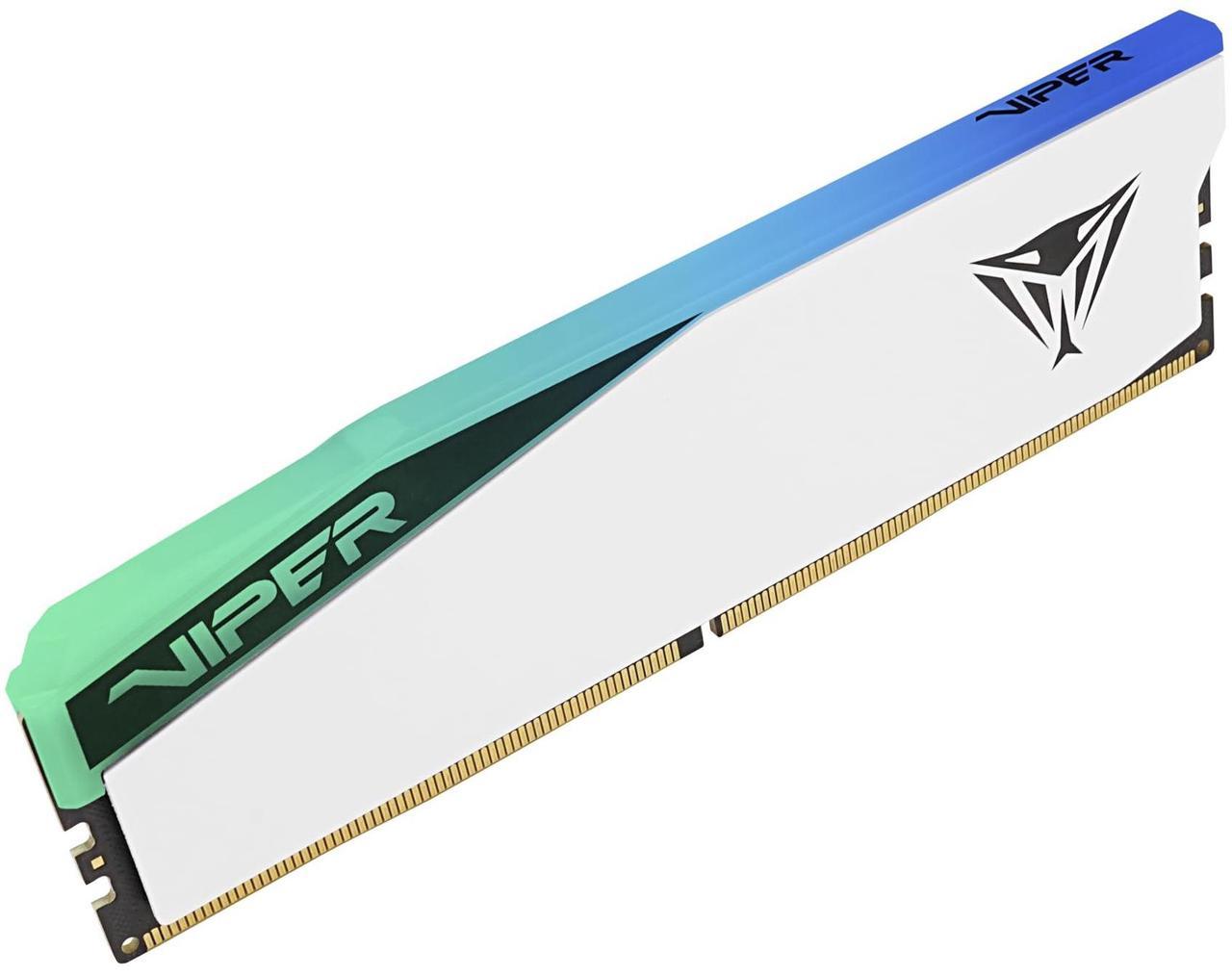 Memoria Patriot Ddr5 Viper Elite 5 32gb Ddr5 Cl30 Rgb 6000mts White Hs Single Pe001052