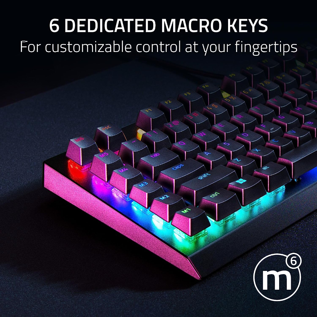 Teclado Gamer Razer Blackwidow V4 X Yellow-sw Esp