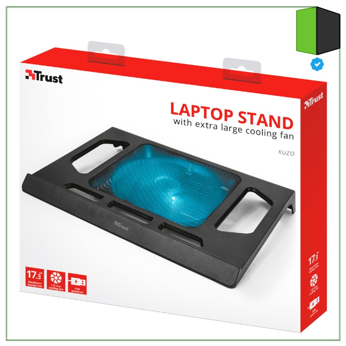 Base Cooler Trust Kuzo Stand Notebook Gxt 220