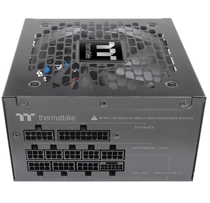 Fuente Gamer Thermaltake Tp Gt 850w Analog 80 Plus Gold White