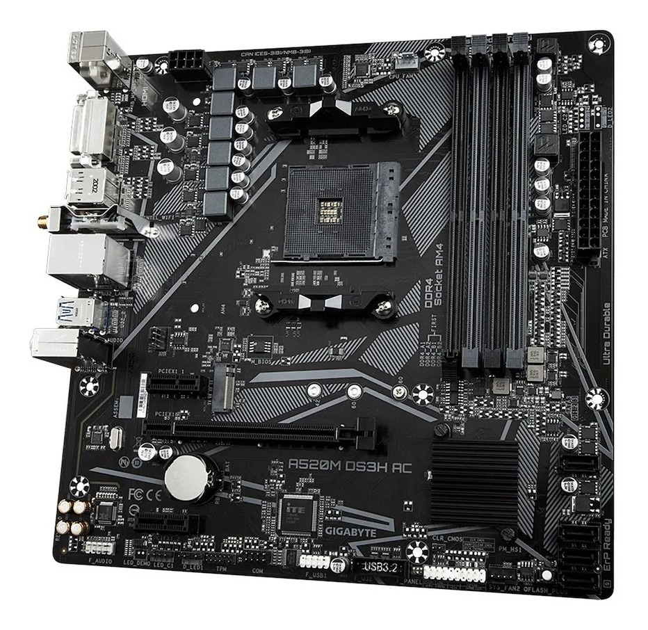 Mother Gigabyte (am4) A520m Ds3h Ac