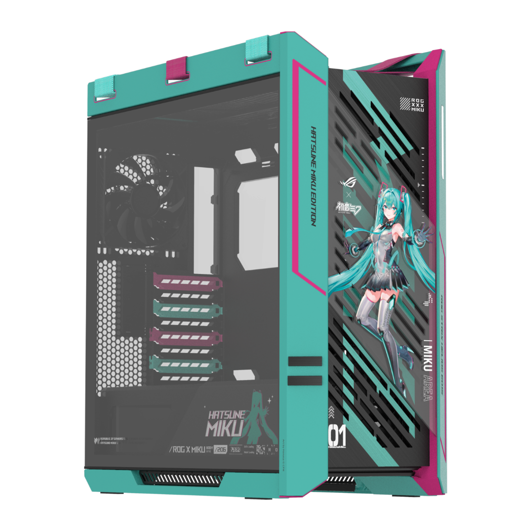 Gabinete Gamer Asus Rog Strix Helios Ii Gx601s Hatsune Miku