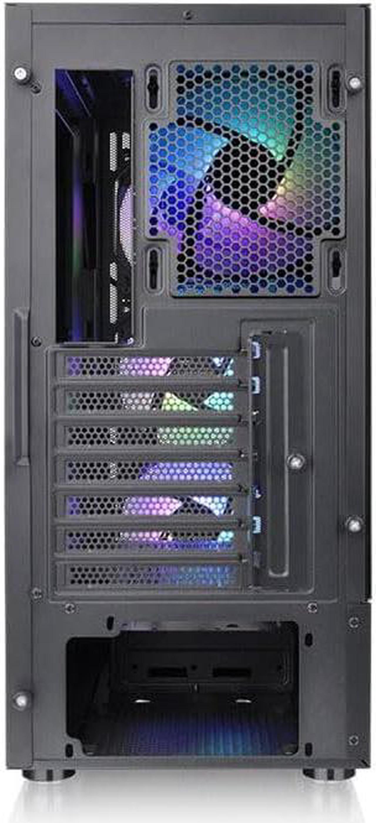 Gabinete Thermaltake S200 Plus Tg Argb Black Tempered Glass