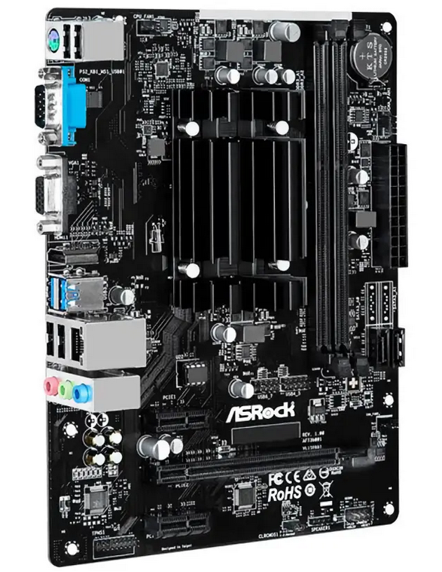 Mother Asrock Qc7000m Con Cpu Amd Quad Core