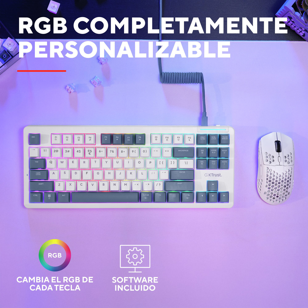Teclado Trust Xyra Tkl Mechanical Gxt872 Us
