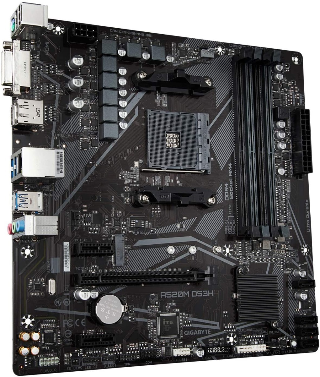 Mother Gigabyte (am4) A520m Ds3h
