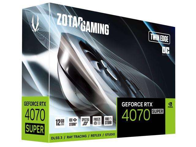 Placa De Video Zotac Rtx 4070 Super 12gb Twin Edge Oc
