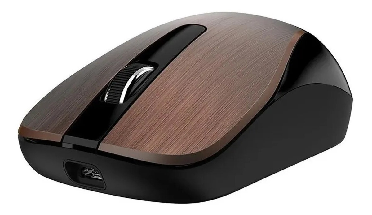 Mouse Genius Wireless Recargable Eco-8015 Chocolate
