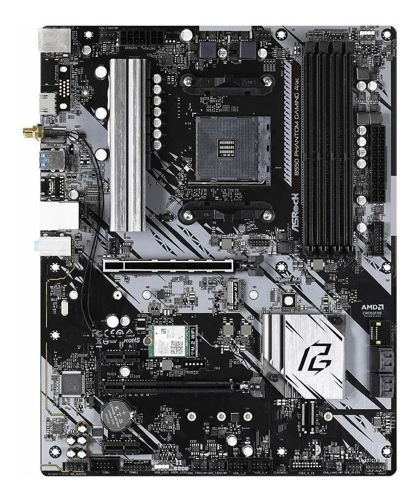 Mother Asrock (am4) B550 Phantom Gaming 4/ac Wifi