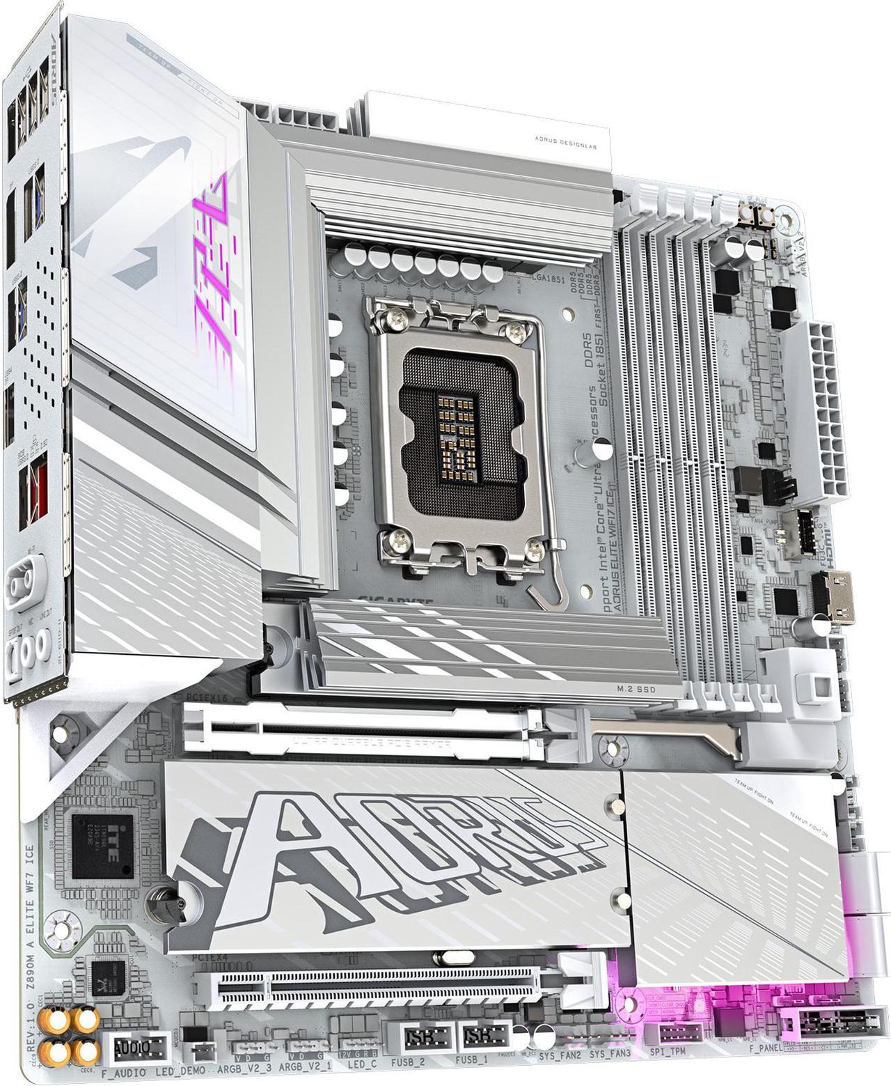 Mother Gigabyte (lga1851) Z890m A Elite Wf7 Ice