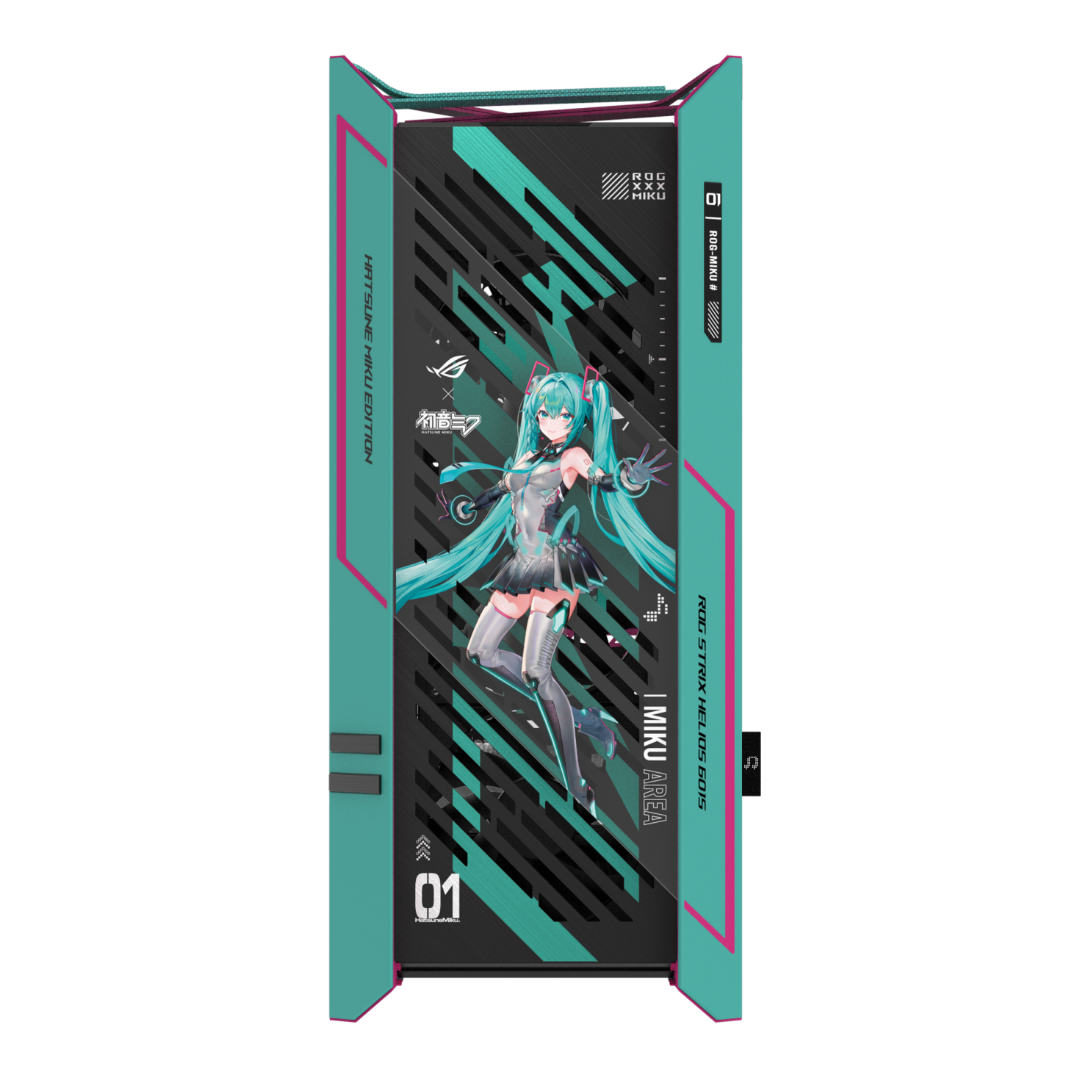 Gabinete Gamer Asus Rog Strix Helios Ii Gx601s Hatsune Miku