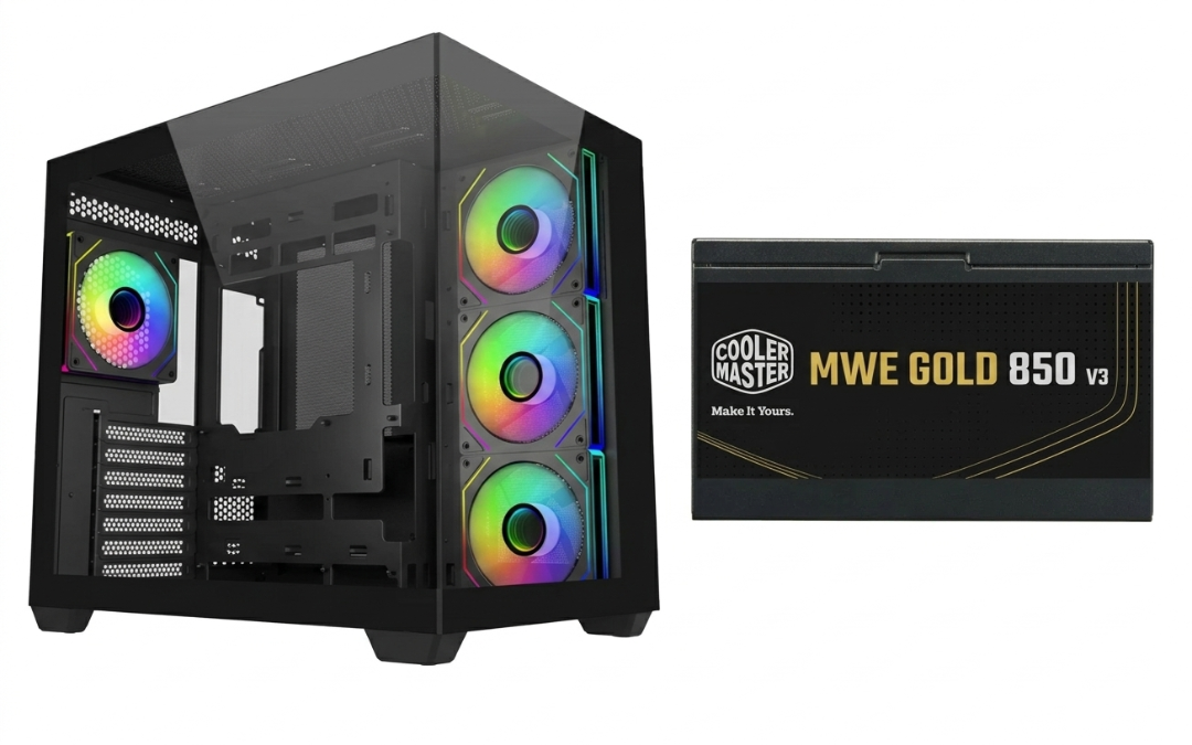 Kit Cooler Master Mwe Gold 850w V3 Nm Fr (no Modular) + Elite 681