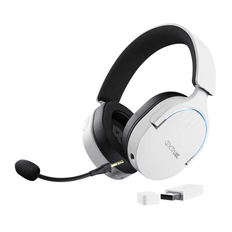 Auricular Gamer Trust Fayzo Wireless White Gxt491