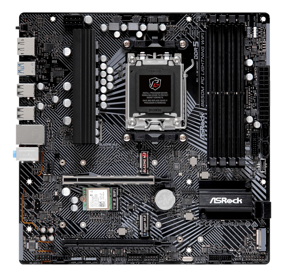 Mother Asrock (am5) B650m Pg Lightning Wifi