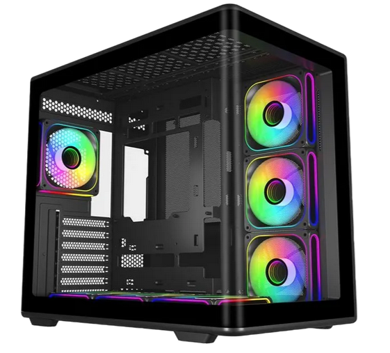 Gabinete Cooler Master Elite 600 Black 7 Argb