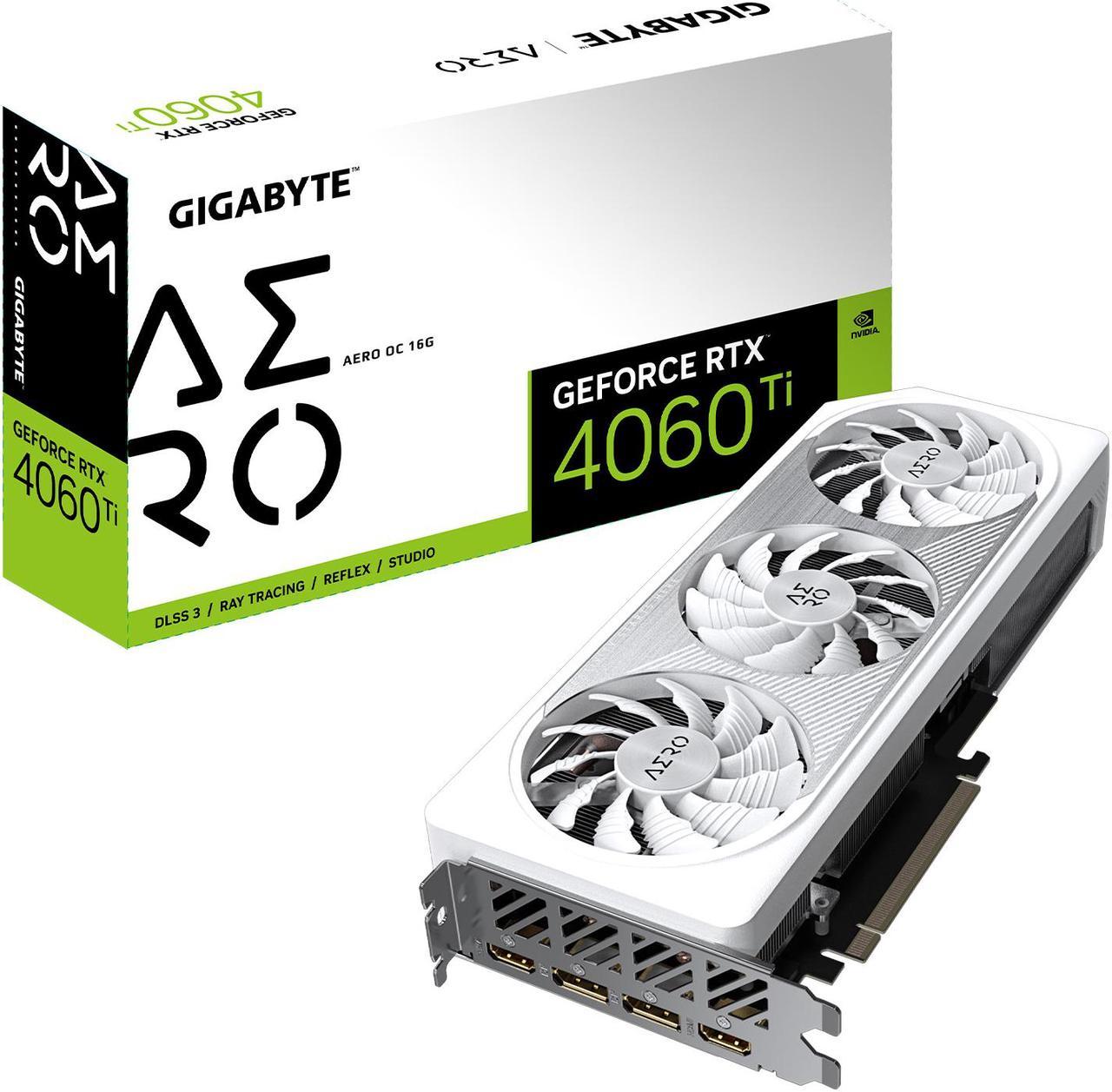 Placa De Video Gigabyte Rtx 4060ti Aero Oc 16gb