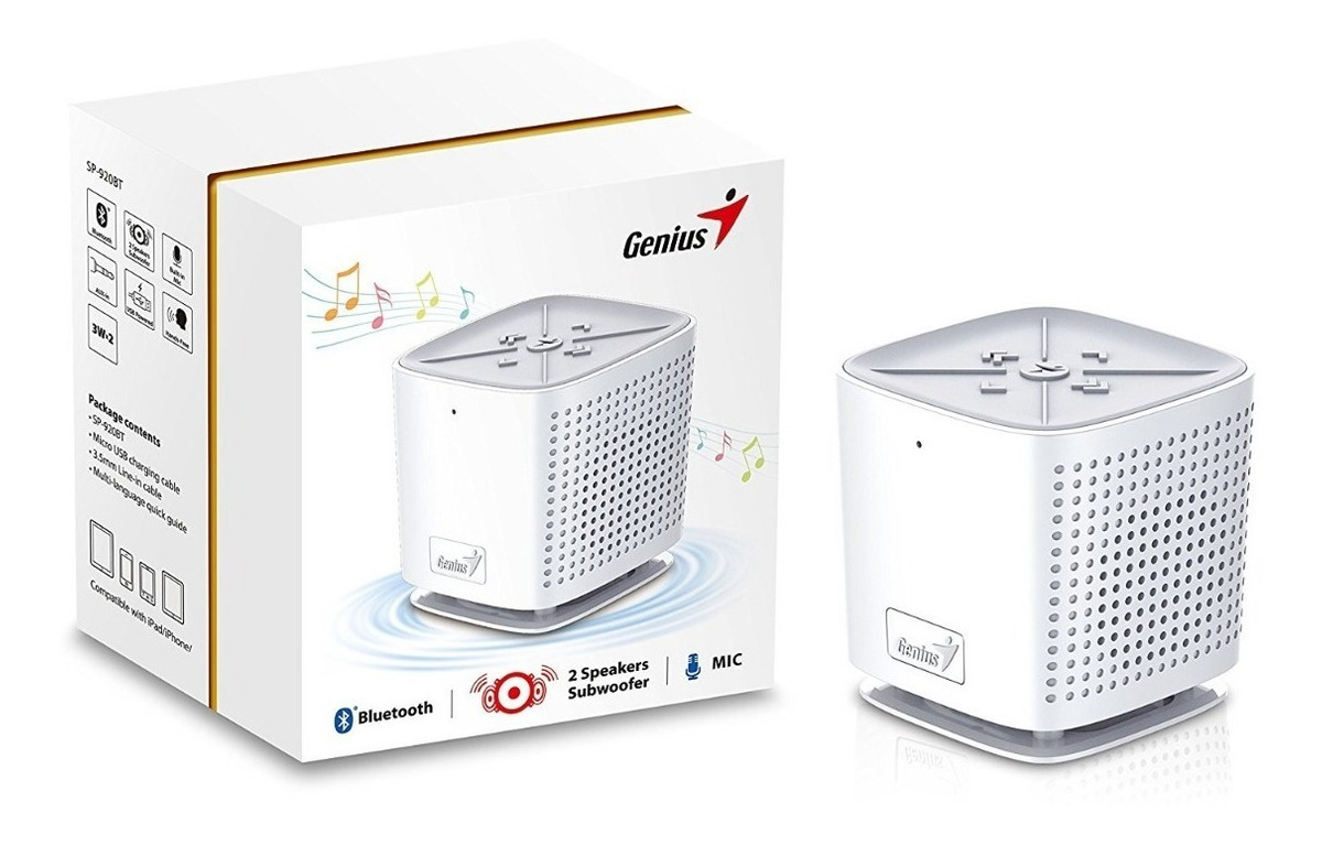 Parlante Genius Sp-925bt White