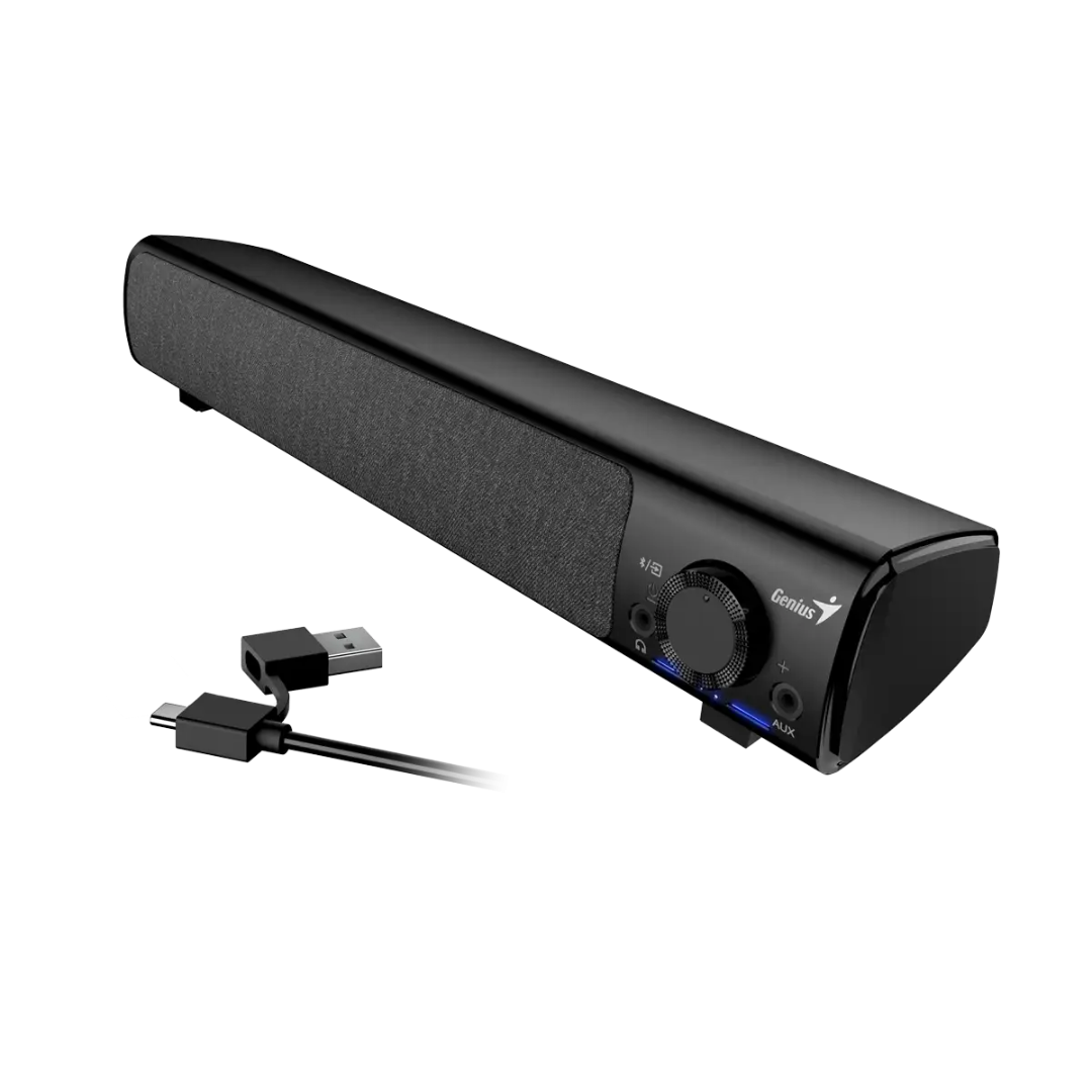 Parlante Genius Soundbar 220bt Black Grey
