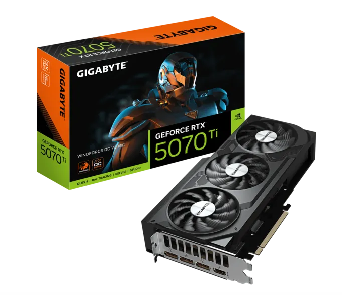 Placa De Video Gigabyte Rtx 5070ti Wf3 Oc V2 16gb