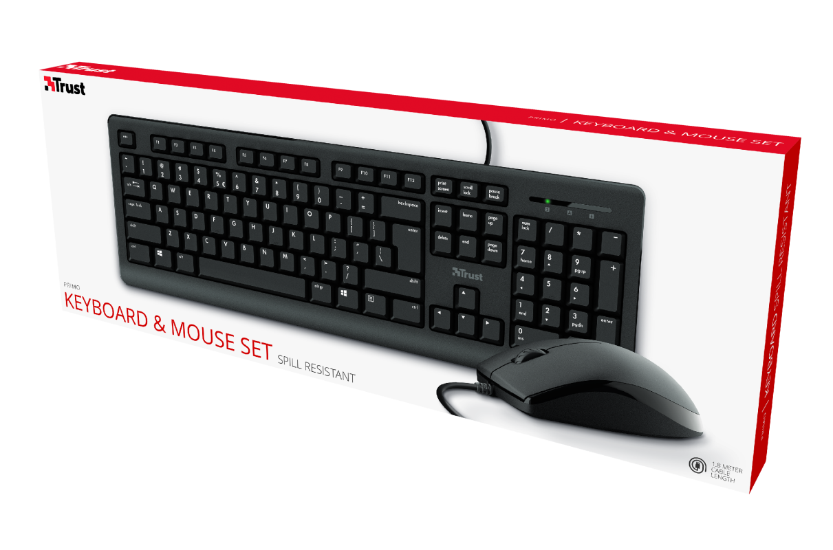 Teclado Y Mouse Trust Primo Es