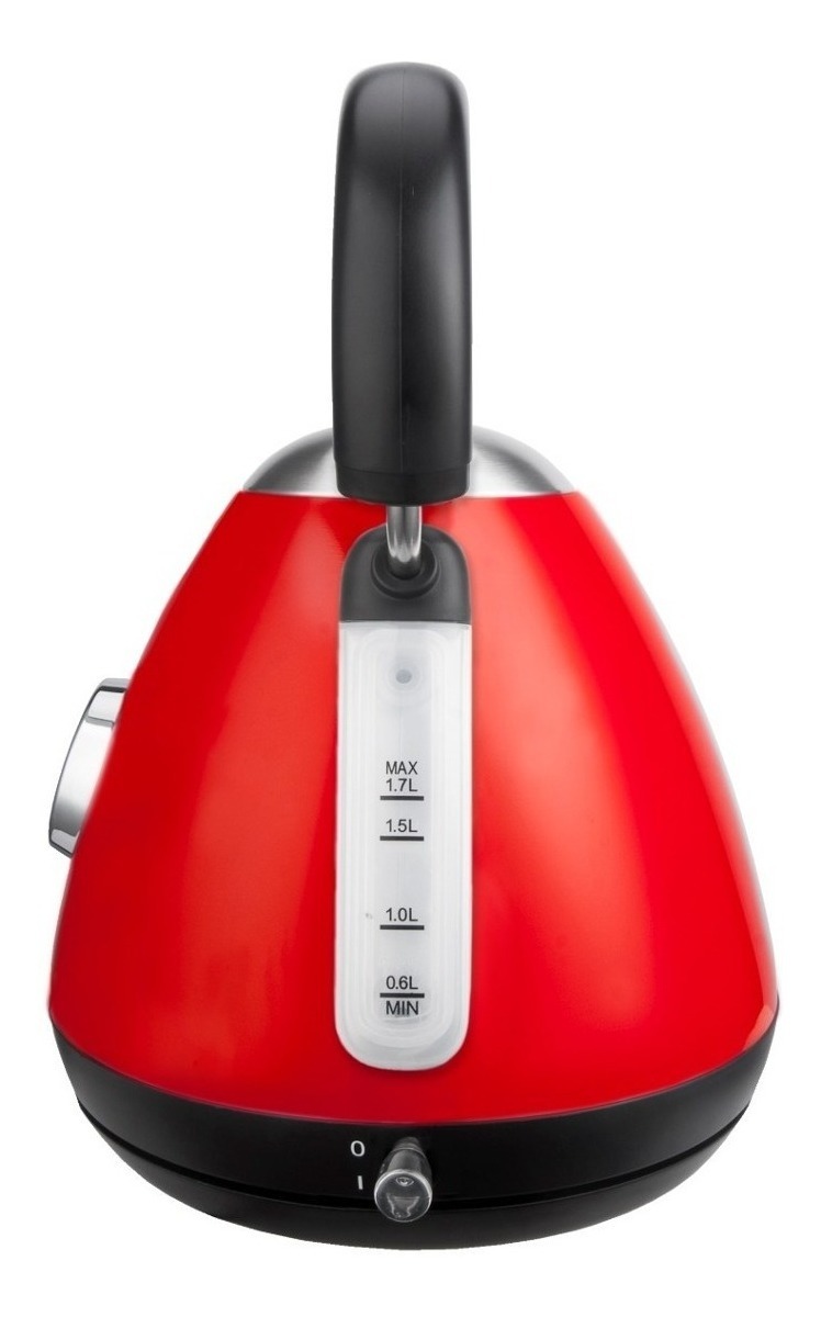 Peabody Jarra Electrica Con Termometro Rojo Kv8215r