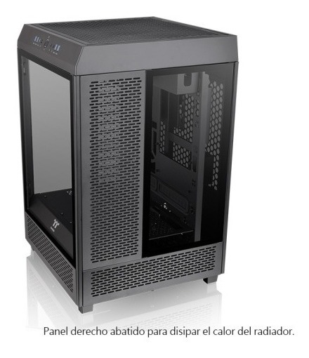 Gabinete Thermaltake The Tower 500 Black Tempered Glass