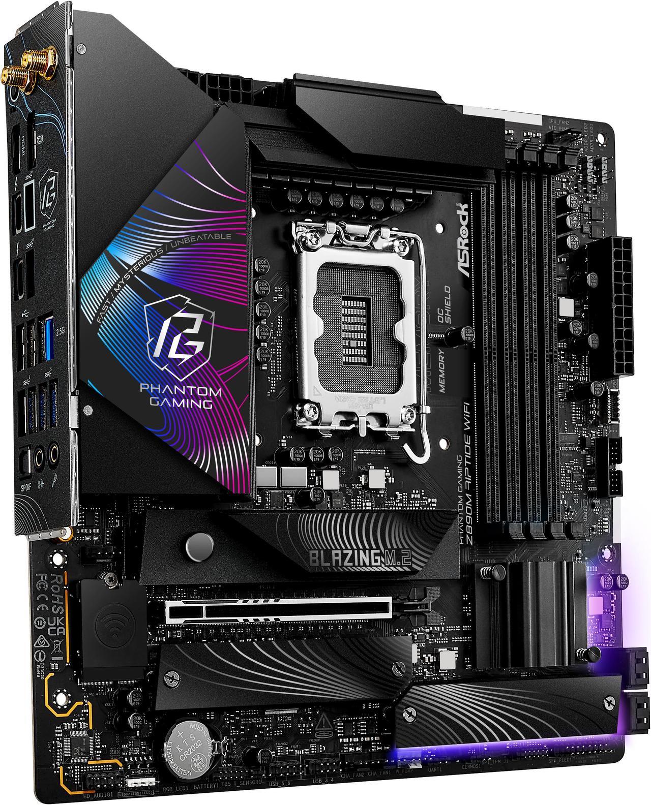 Mother Asrock (lga1851) Z890m Riptide Wifi