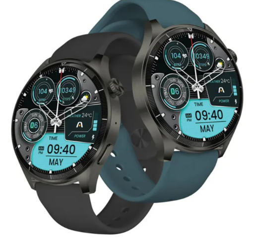 Smartwatch Argomtech C61 Black Aluminium 2 Straps Incluided Black Y Green 1.45 Display