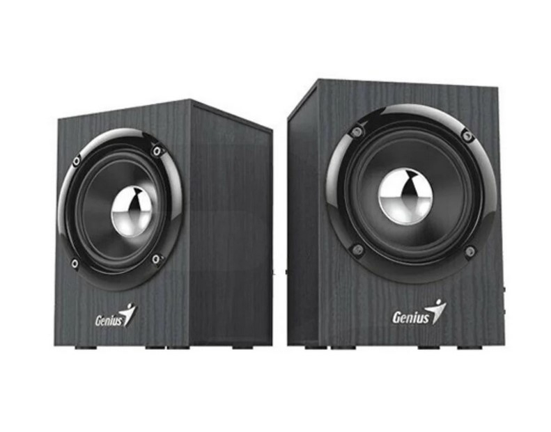 Parlante Genius Sp-hf385bt Madera Black Gray