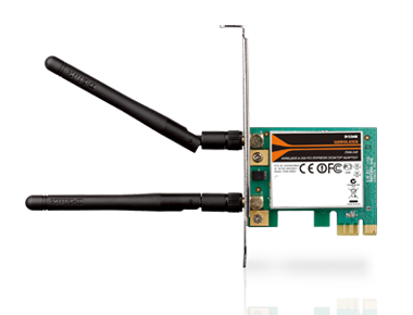 D-link Placa De Red Pci-e Dwa-548 Wifi 4 N300 Con 2 Antenas