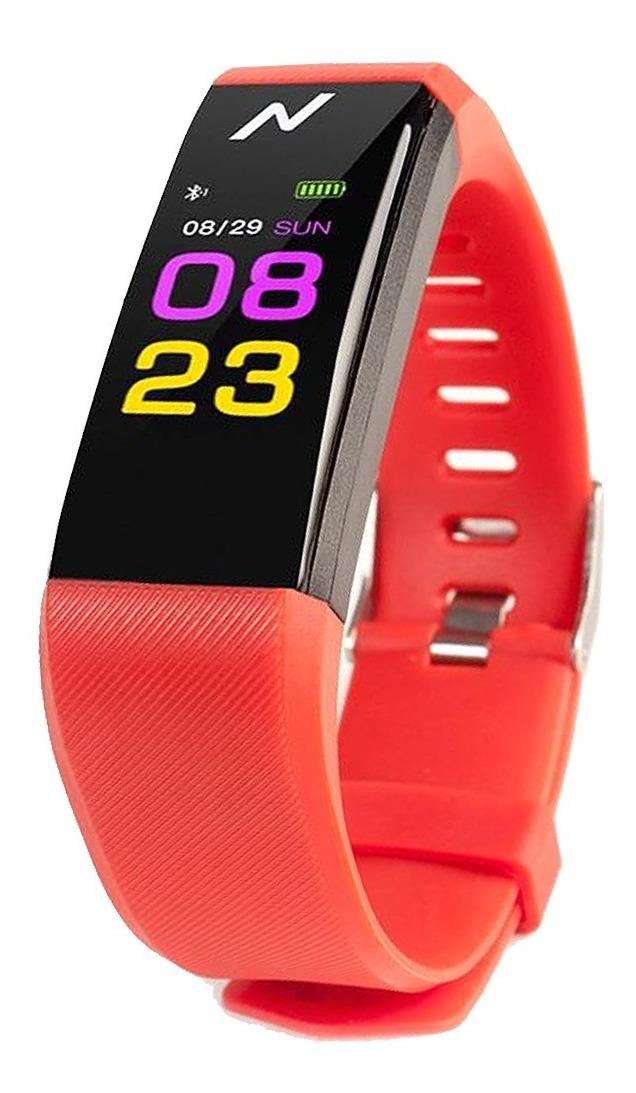 Pulsera Noganet Bt Fitness Roja Ng-sb01