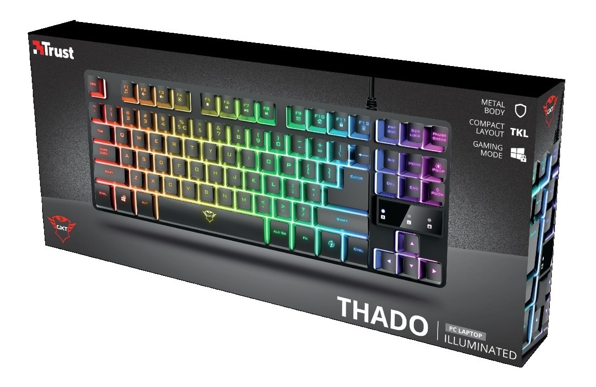 Teclado Trust Thado Tkl Es Gxt833
