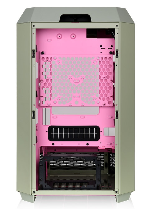 Gabinete Thermaltake The Tower 300 Matcha Plum Tempered Glass