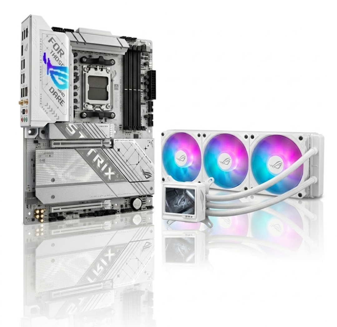 Kit Mother Asus (am5) Rog Strix X870-a Gaming Wifi + Water Cooler Asus Rog Ryujin Iii 360 Argb Extreme White